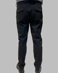 UW4-236 Pantalone Winter Micro Chino Week End Blu/Black 61B Man