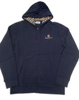 UW4-SW012 Felpa Hoodie Active Small Logo Navy Man