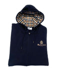 UW4-SW012 Felpa Hoodie Active Small Logo Navy Man