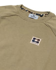 UW4-SW005 Felpa Active Patch Crewneck Beige Man