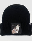 Berretto Beanie Lone Wolf Black Unisex