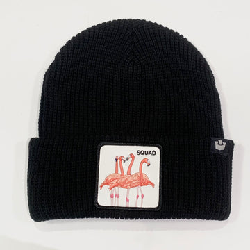 Berretto Beanie Squad Black Unisex