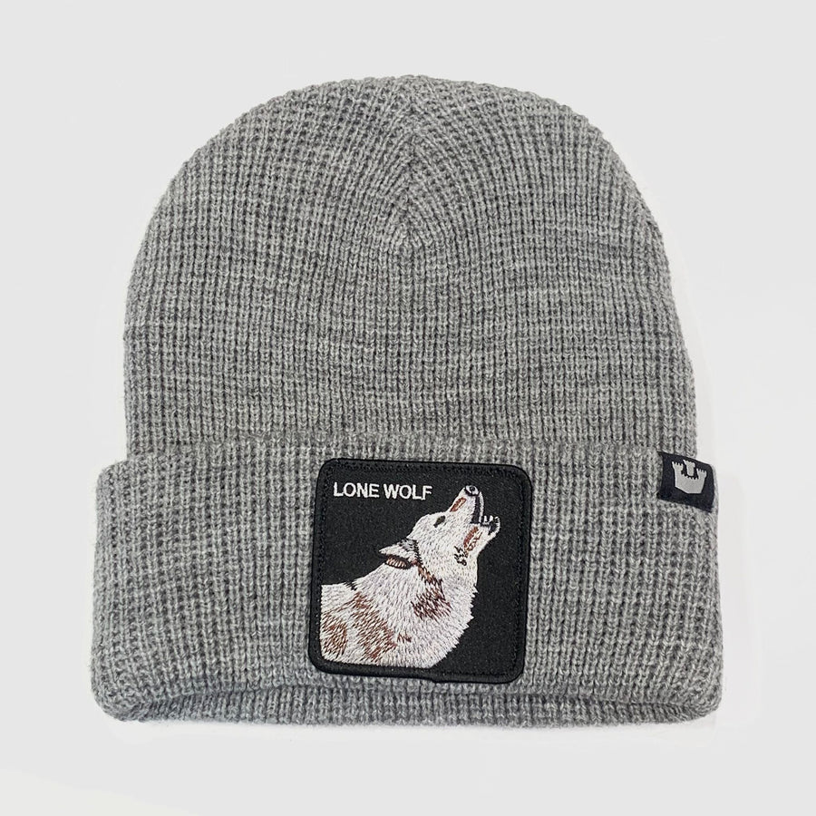 Berretto Beanie Lone Wolf Grey Unisex