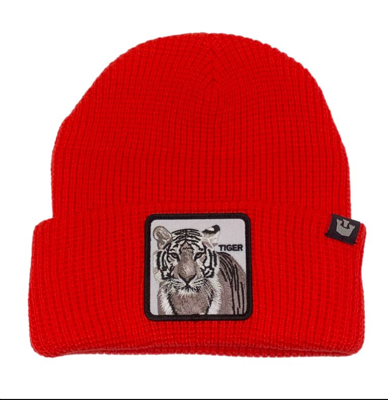 Berretto Beanie Tiger Red Unisex