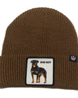 Berretto Beanie Bad Boy Dark Brown Unisex