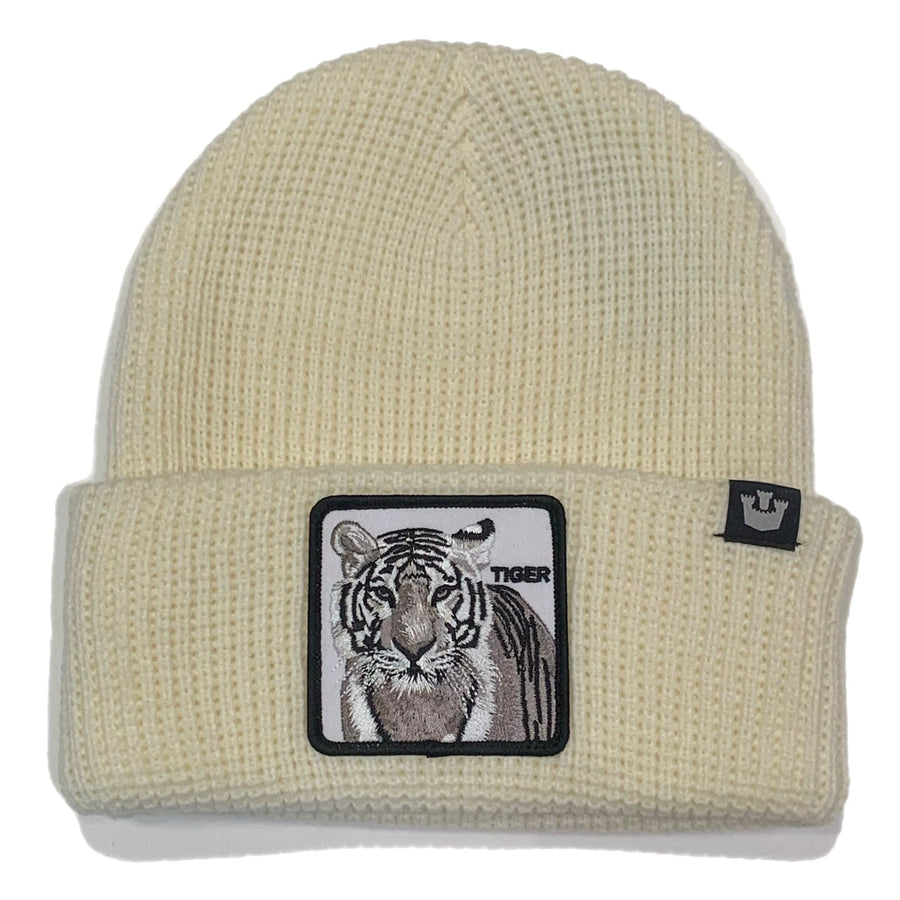 Berretto Beanie Tiger White Unisex