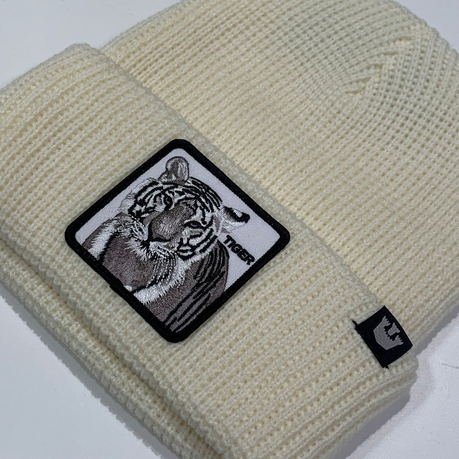 Berretto Beanie Tiger White Unisex