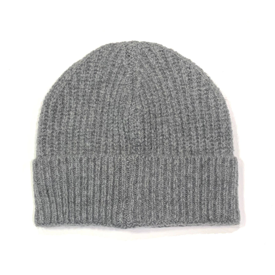 Cappello BEANIE Knitted Grigio Melange Unisex