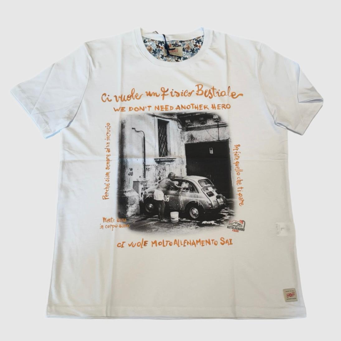 S5-BLAWY T-Shirt VR0335 Bianco Man