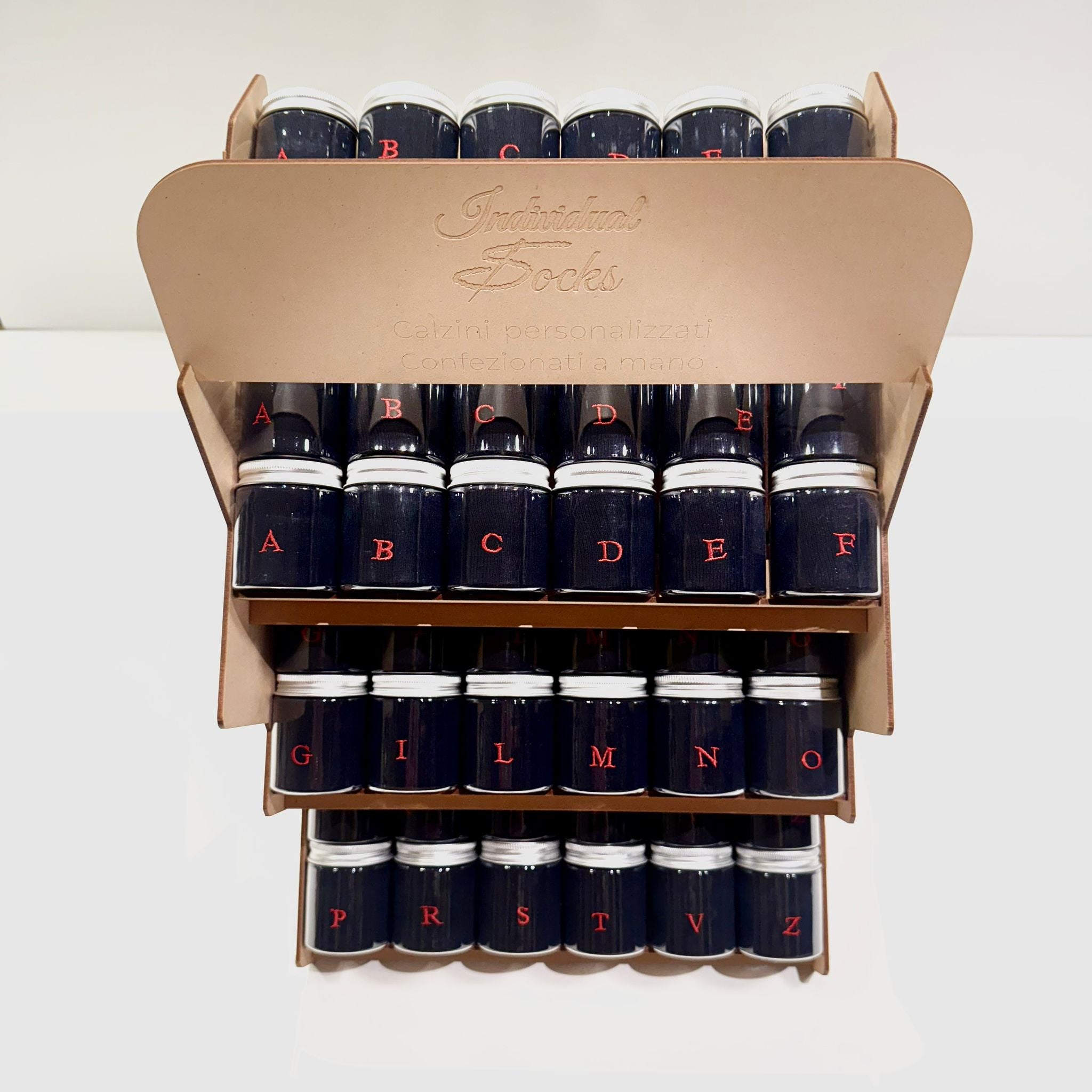 Calza Uomo Personalizzata Con Iniziali Ricamate