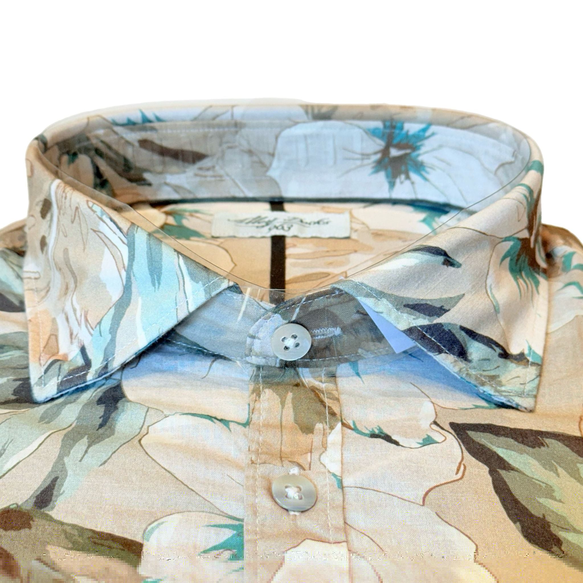 S5-3719 Camiciotto Fantasia Beige/Green Man