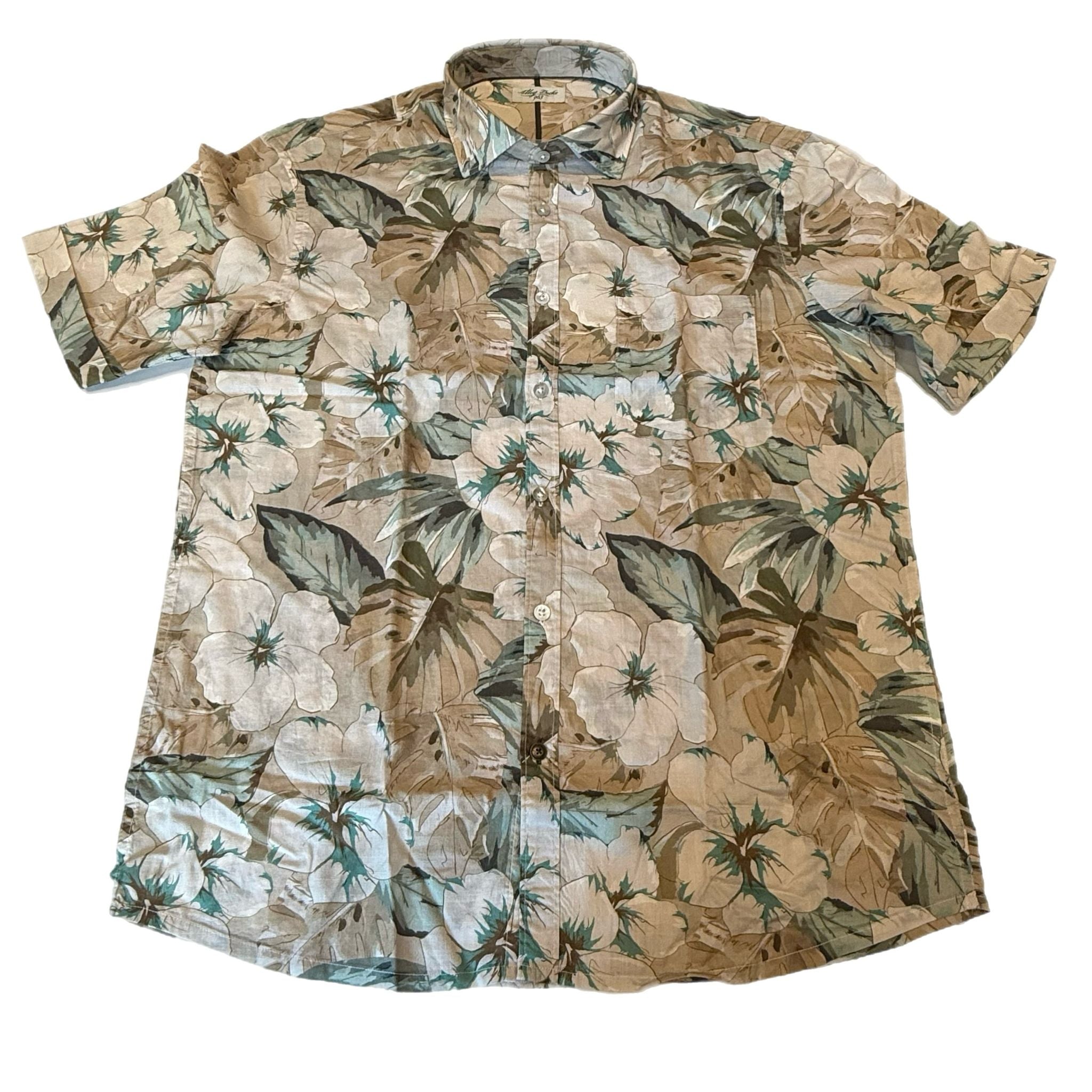 S5-3719 Camiciotto Fantasia Beige/Green Man