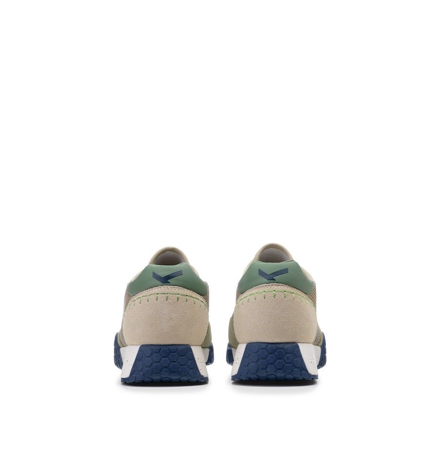 US5-9758 Sneaker Khaky/Avio/Beige Man