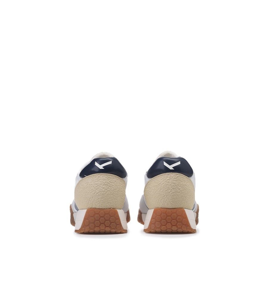 US5-9313 Sneaker White/Navy Man