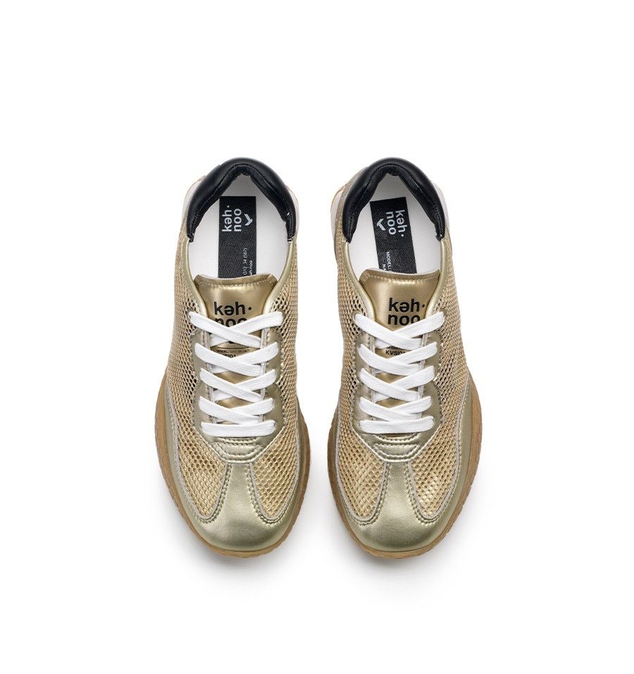 DS5-9763 Sneaker Gold/Black Woman