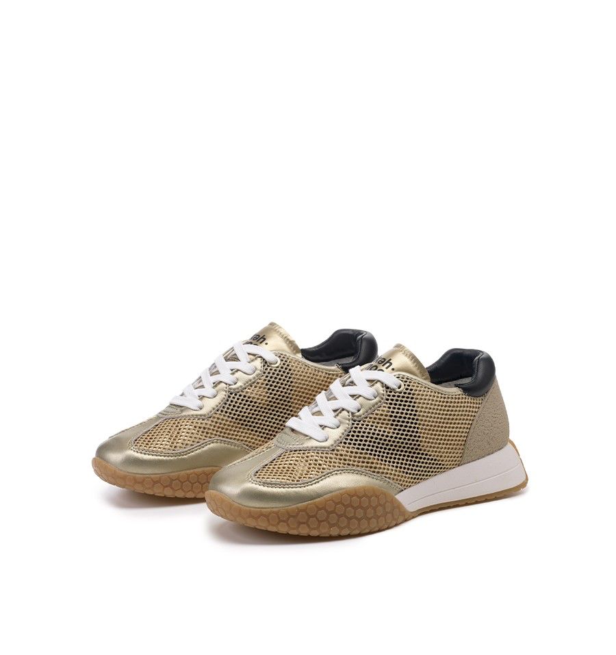 DS5-9763 Sneaker Gold/Black Woman