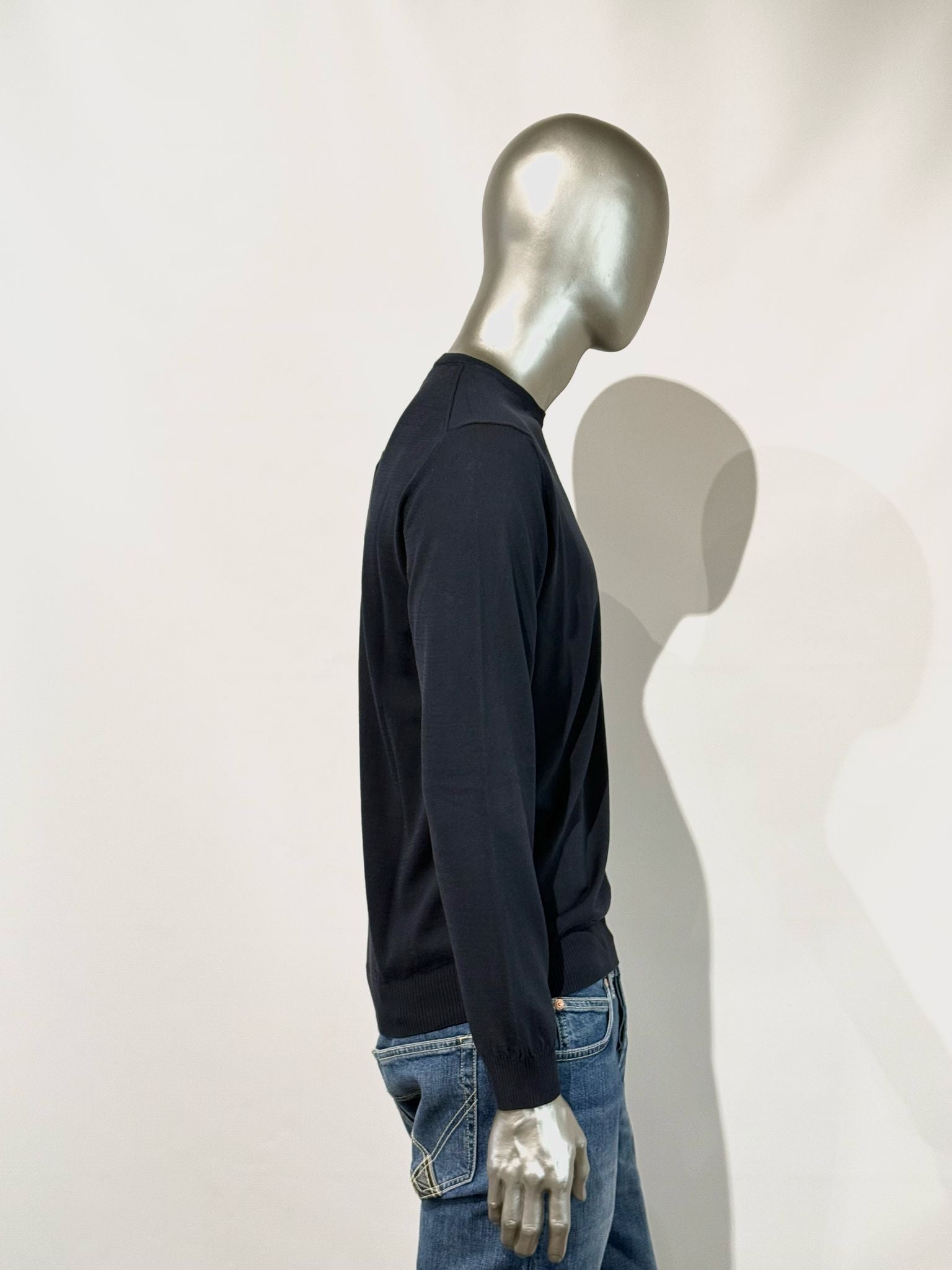 S5-0303 Maglia Girocollo Rasato Notte Man