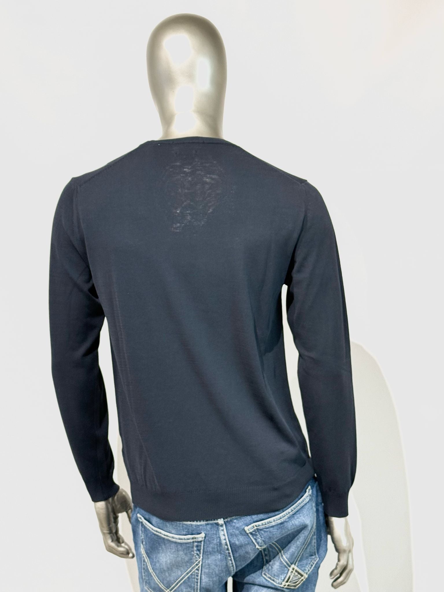 S5-0303 Maglia Girocollo Rasato Notte Man