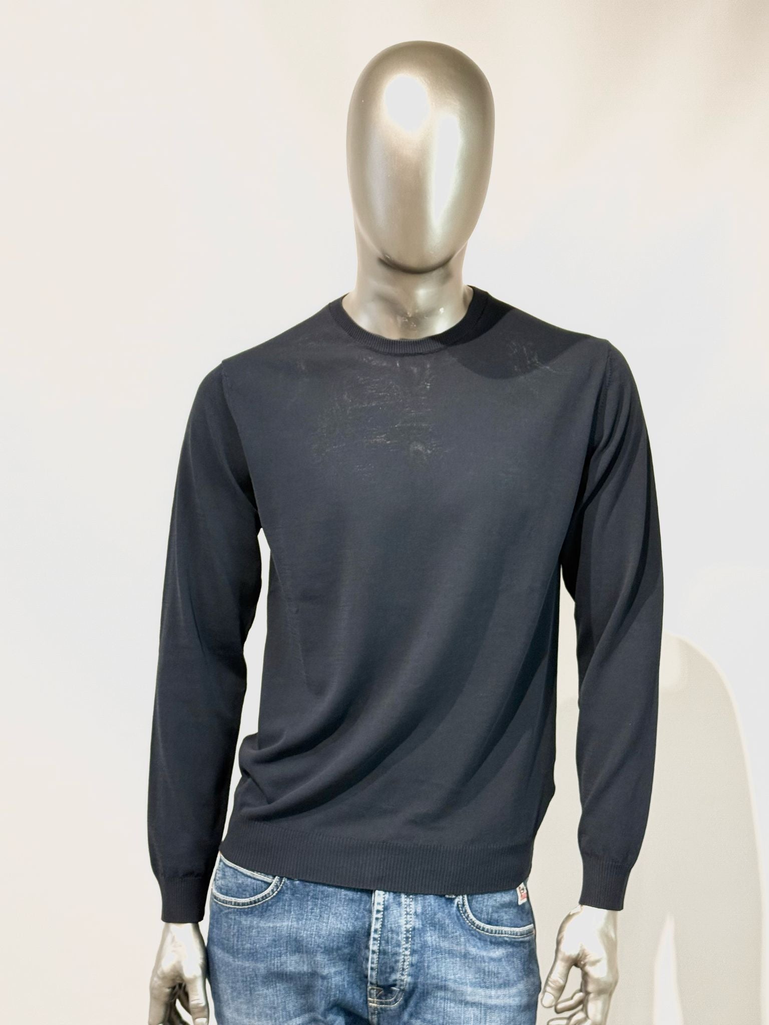 S5-0303 Maglia Girocollo Rasato Notte Man