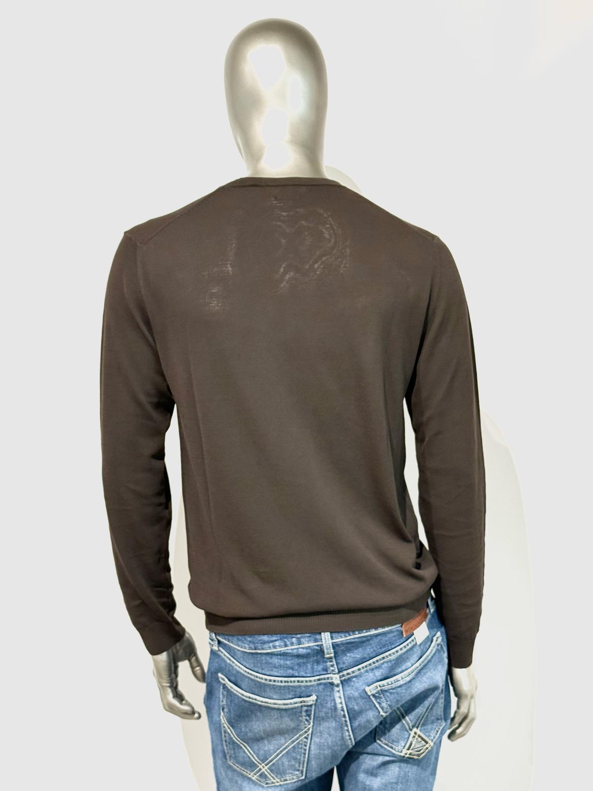 S5-0303 Maglia Girocollo Rasato Moro Man