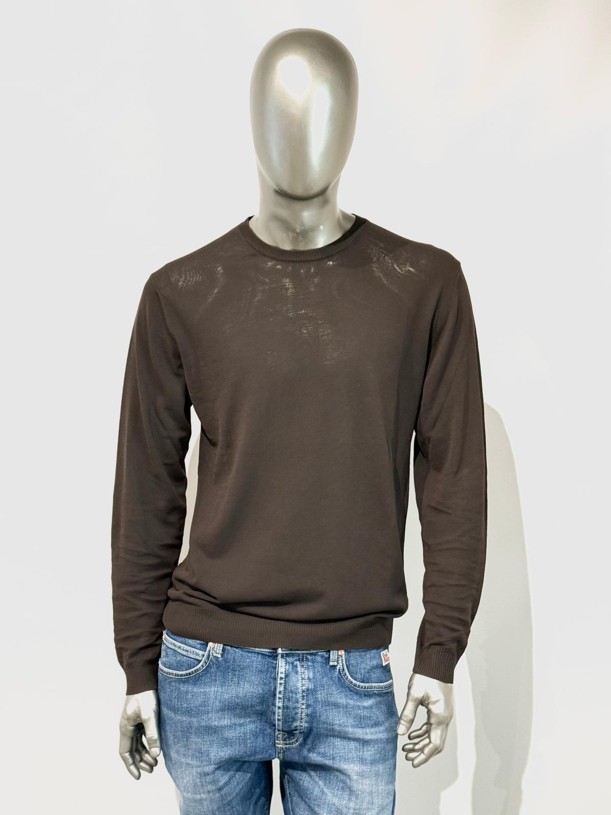 S5-0303 Maglia Girocollo Rasato Moro Man