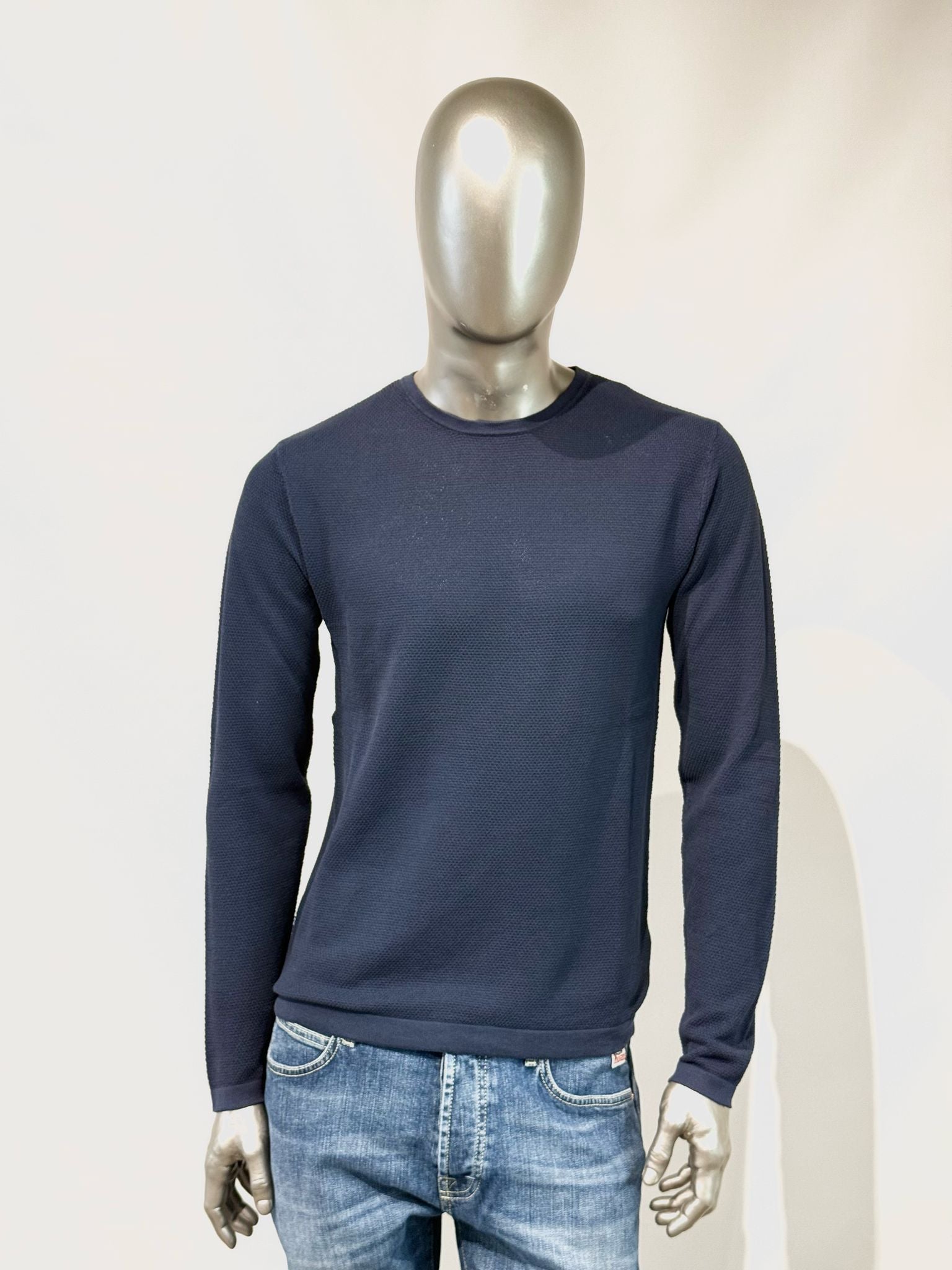 S5-0315 Maglia Girocollo Cotone Ultrasoft Notte Man