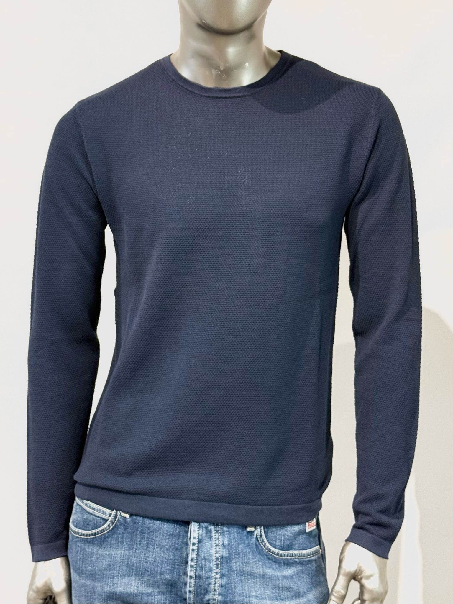 S5-0315 Maglia Girocollo Cotone Ultrasoft Notte Man