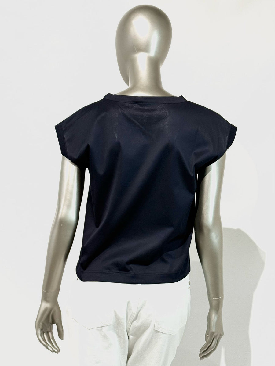 SD5-3442 T-Shirt Blu Navy Woman