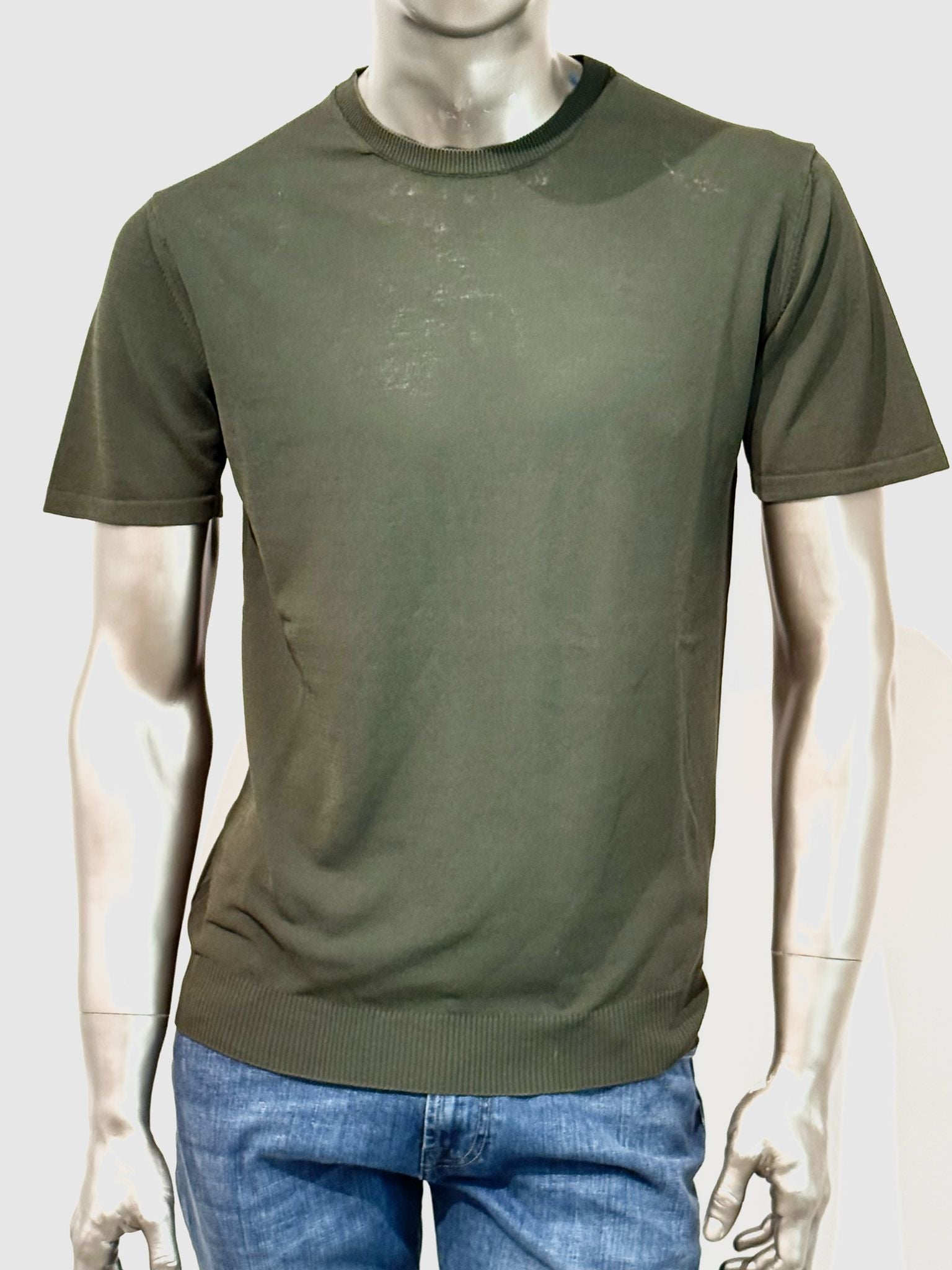 S5-0307 T-Shirt Manica Corta Crepe Militare Man