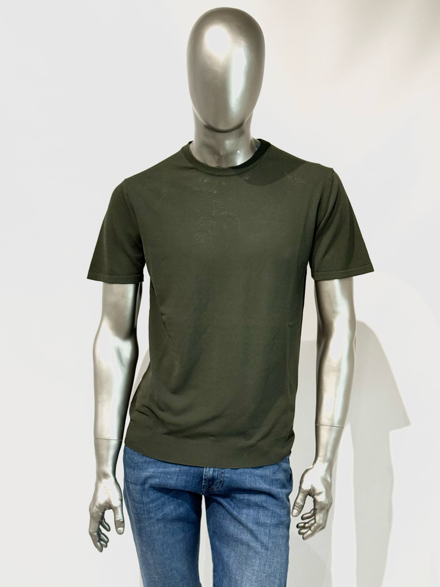 S5-0307 T-Shirt Manica Corta Crepe Militare Man