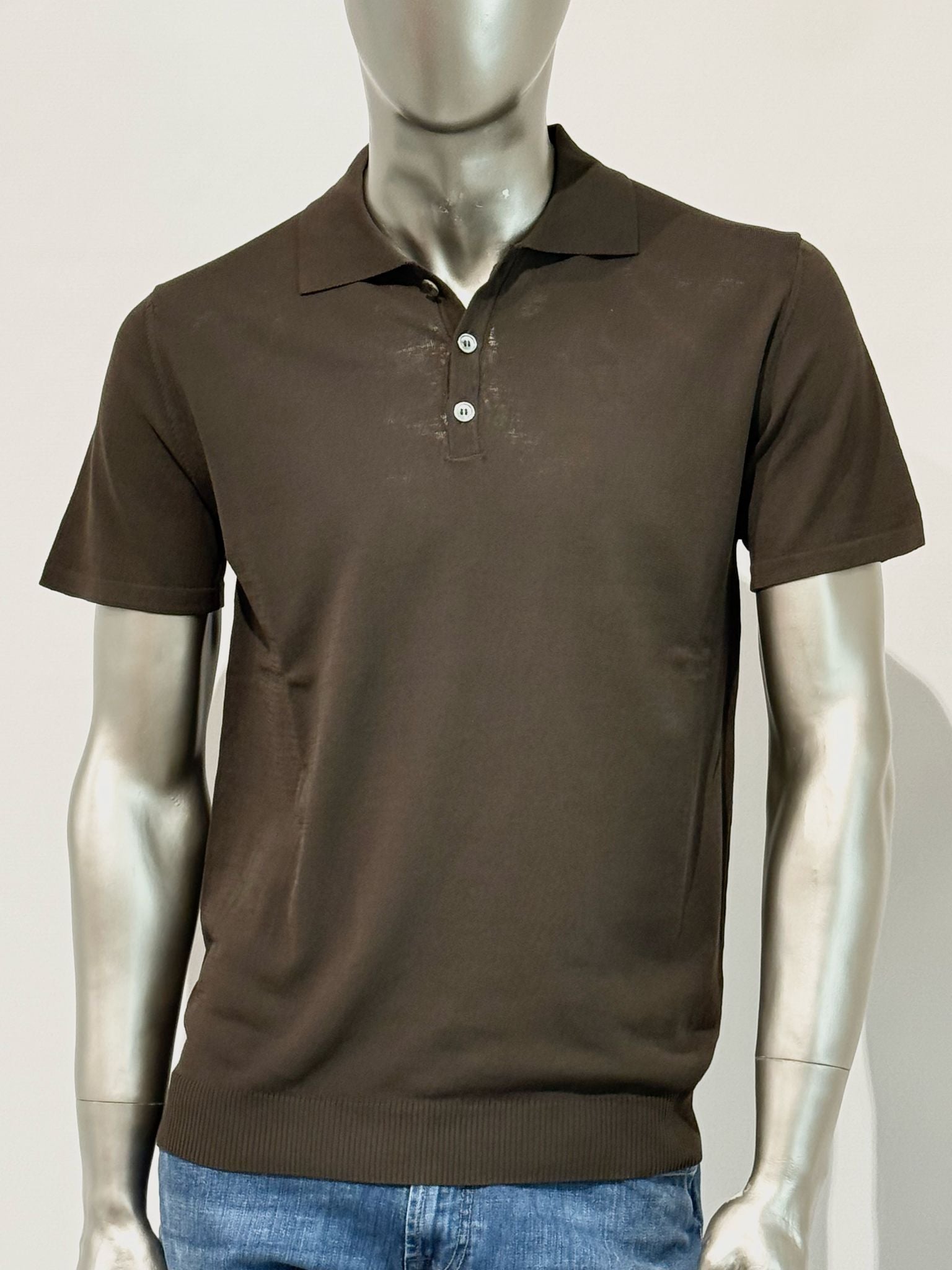 S5-0305 Polo Manica Corta Crepe Moro Man