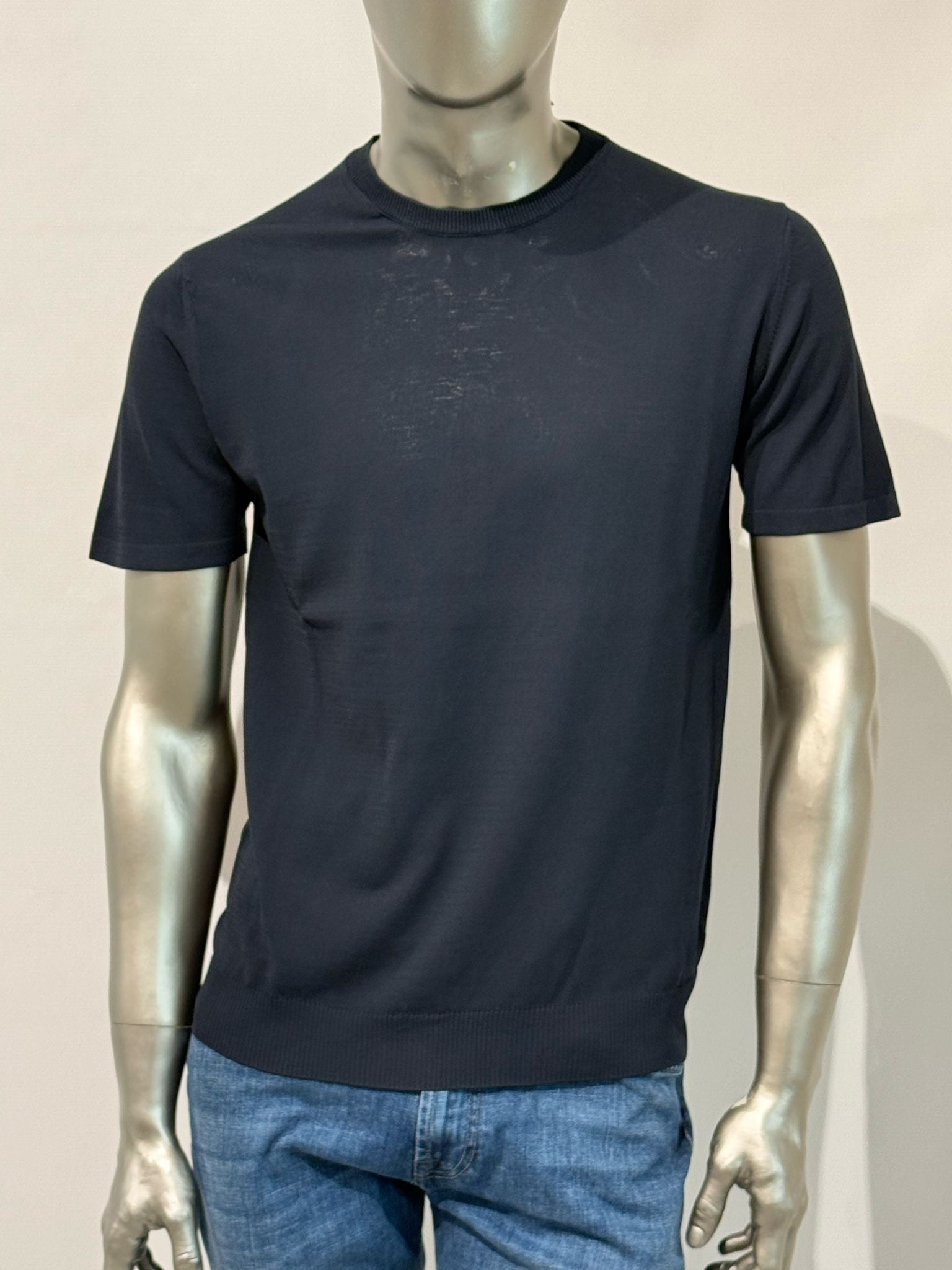 S5-0307 T-Shirt Manica Corta Crepe Notte Man