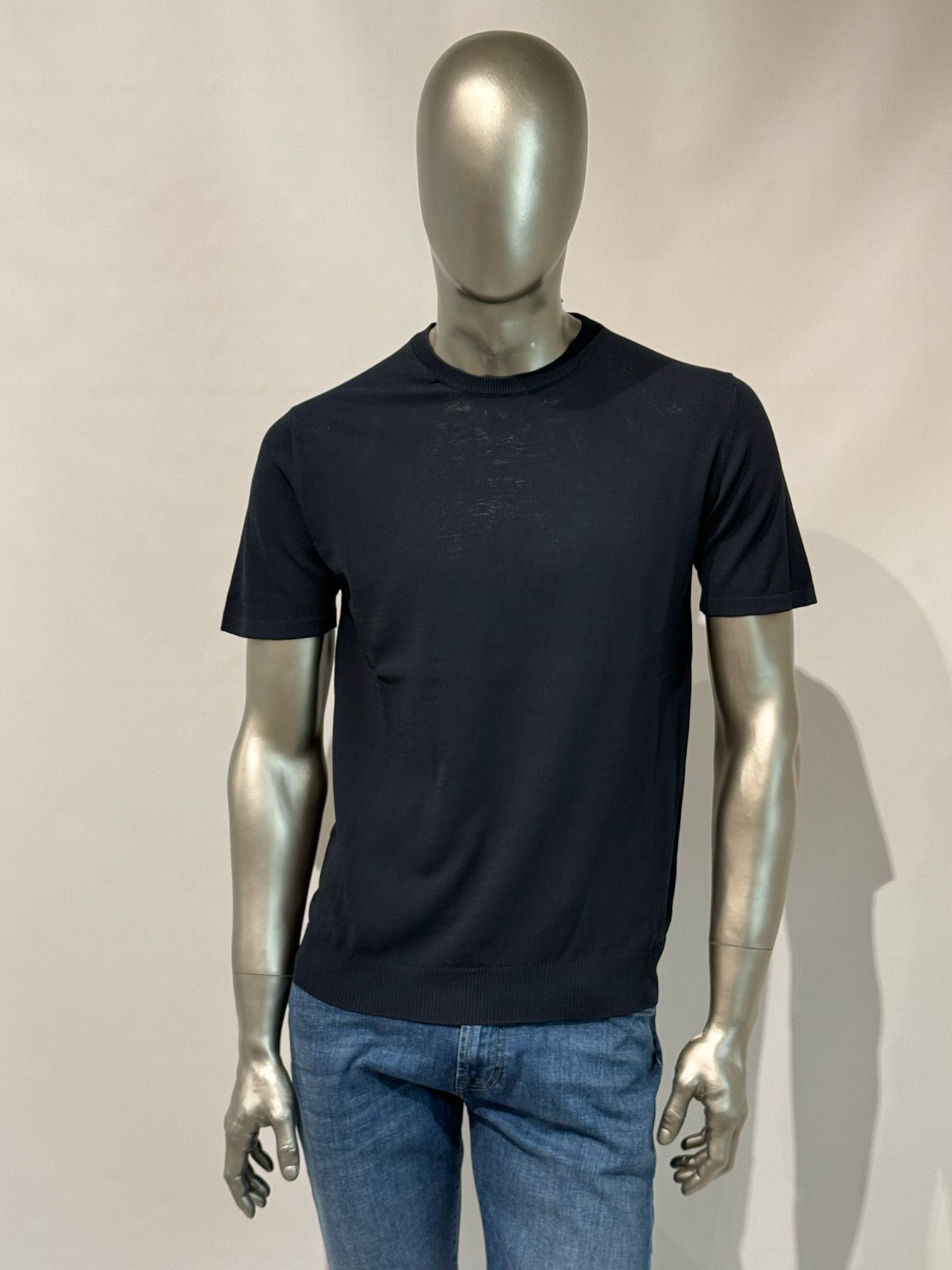 S5-0307 T-Shirt Manica Corta Crepe Notte Man