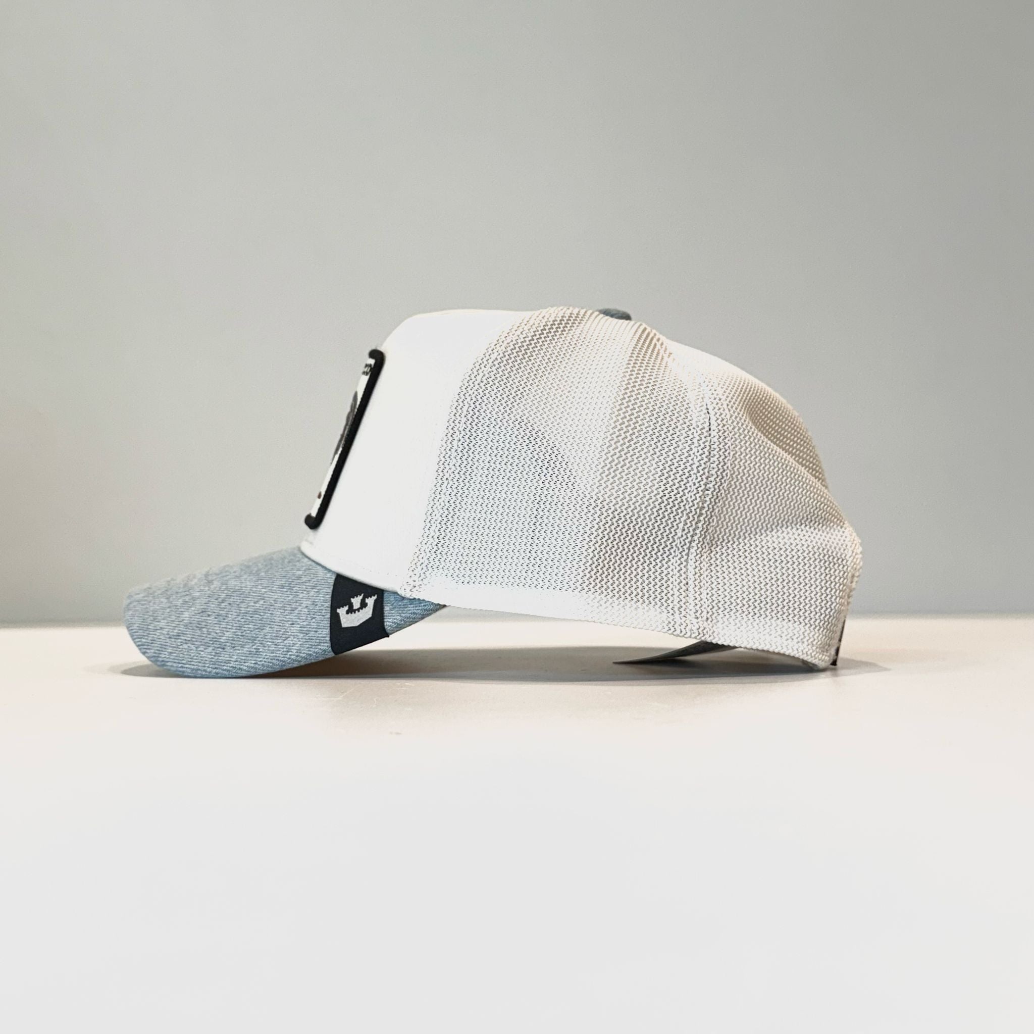 Cappello Denim ROOSTER FAN COCK WHI