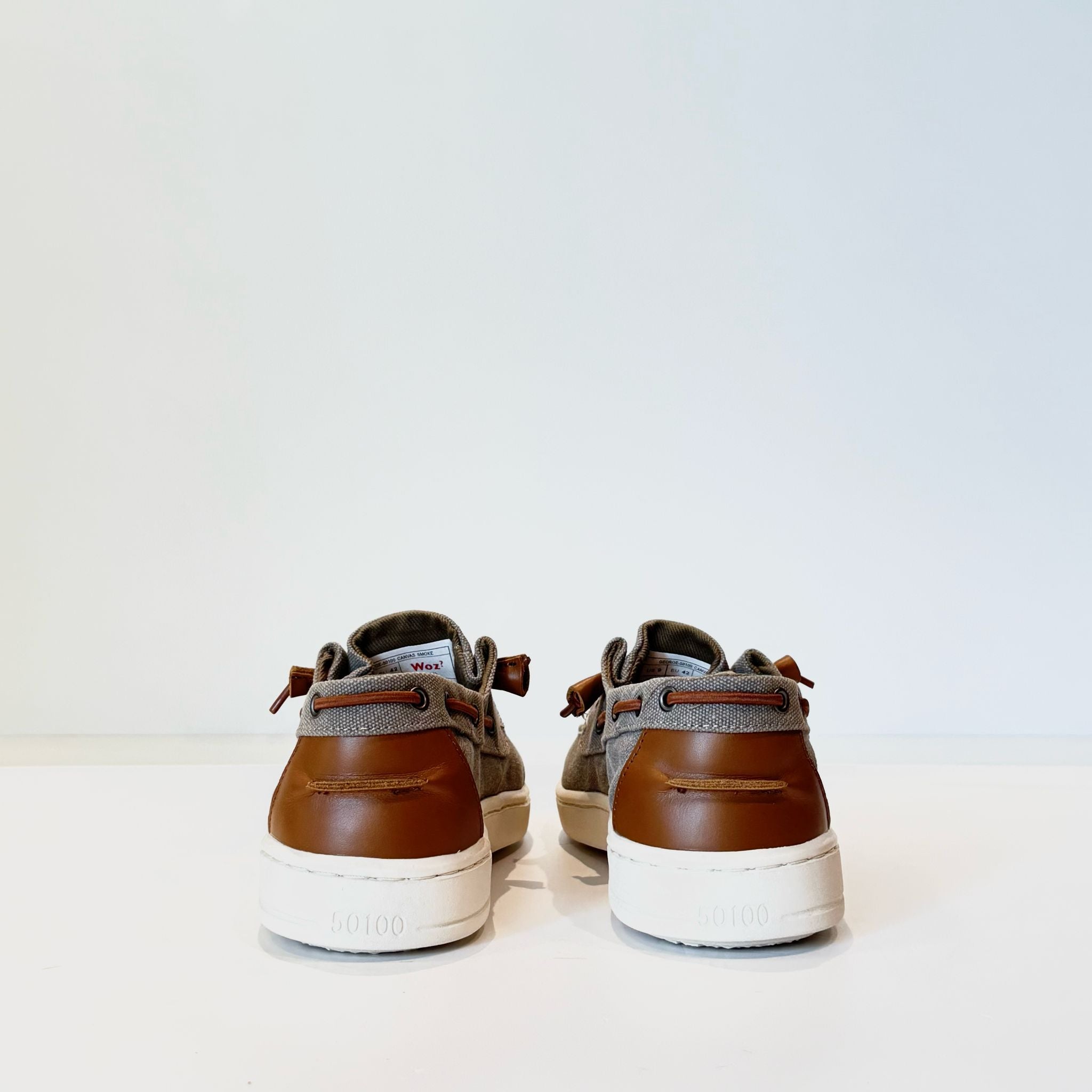 S5-GEORGE 50100 Mocassino Canvas Smoke Man