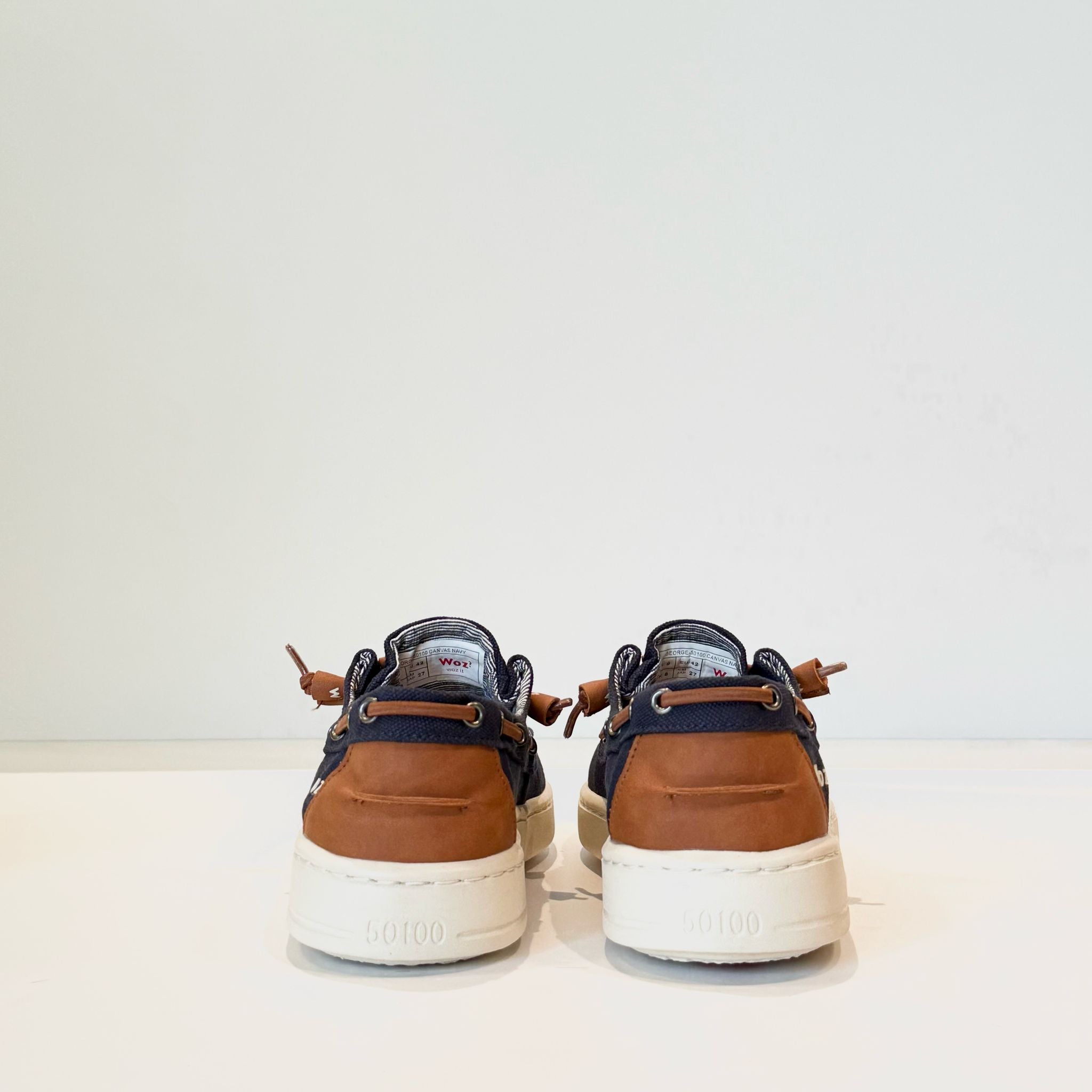 S5-GEORGE 50100 Mocassino Canvas Navy Man