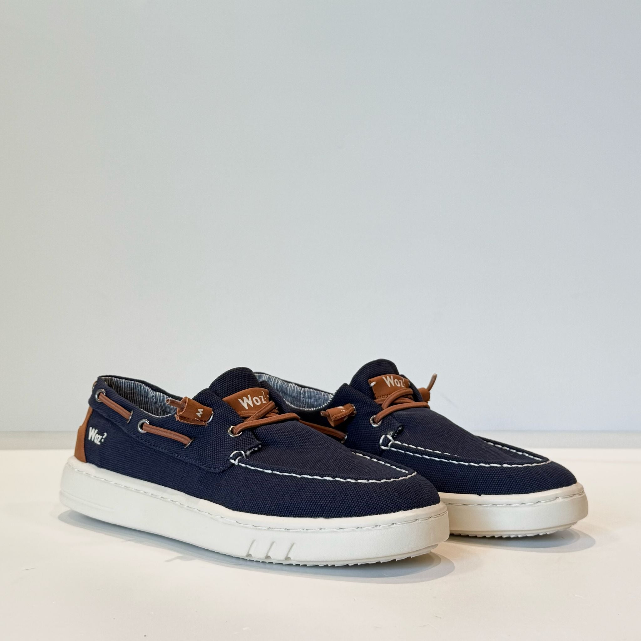 S5-GEORGE 50100 Mocassino Canvas Navy Man