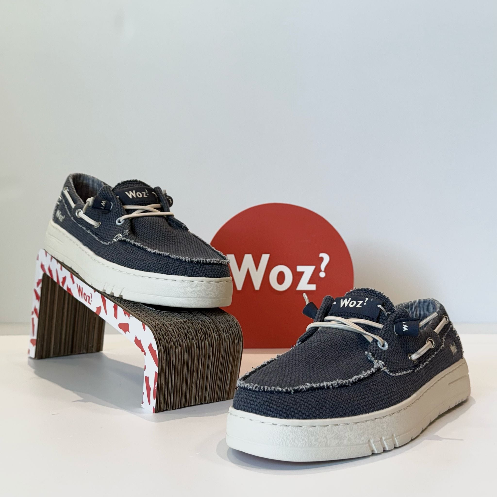 S5-JAMES GRIP Mocassino Canvas Navy Man