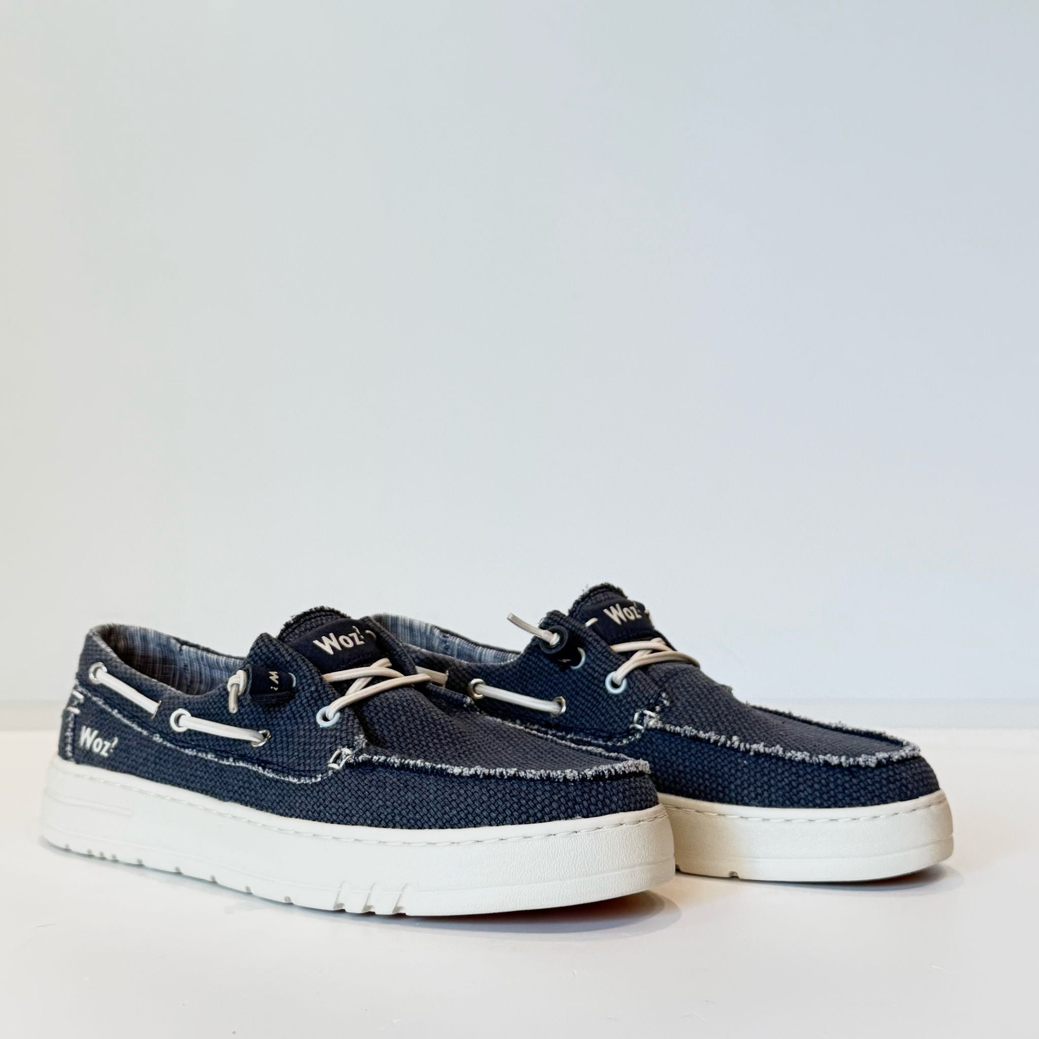 S5-JAMES GRIP Mocassino Canvas Navy Man