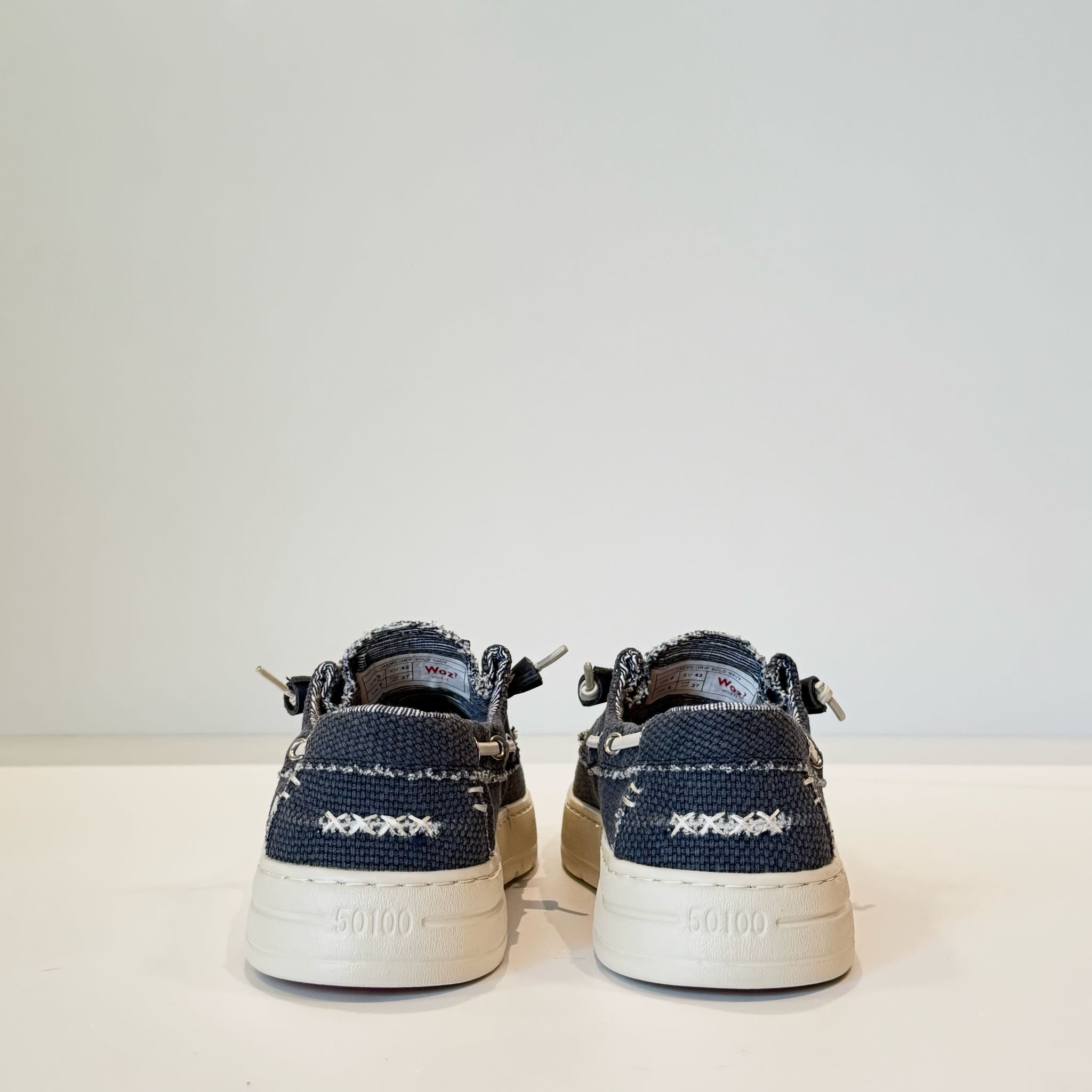 S5-JAMES GRIP Mocassino Canvas Navy Man