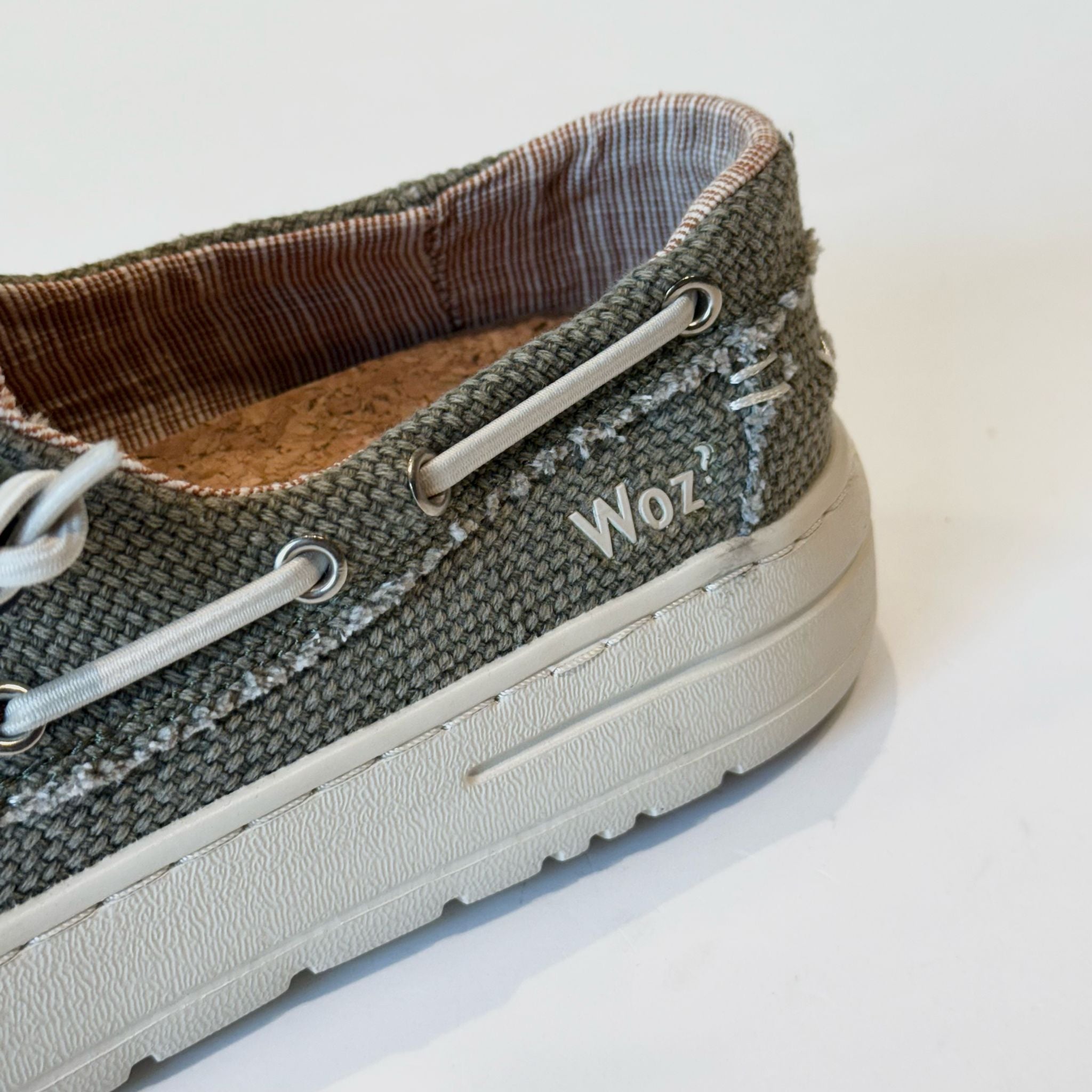 S5-JAMES GRIP Mocassino Canvas Green Man