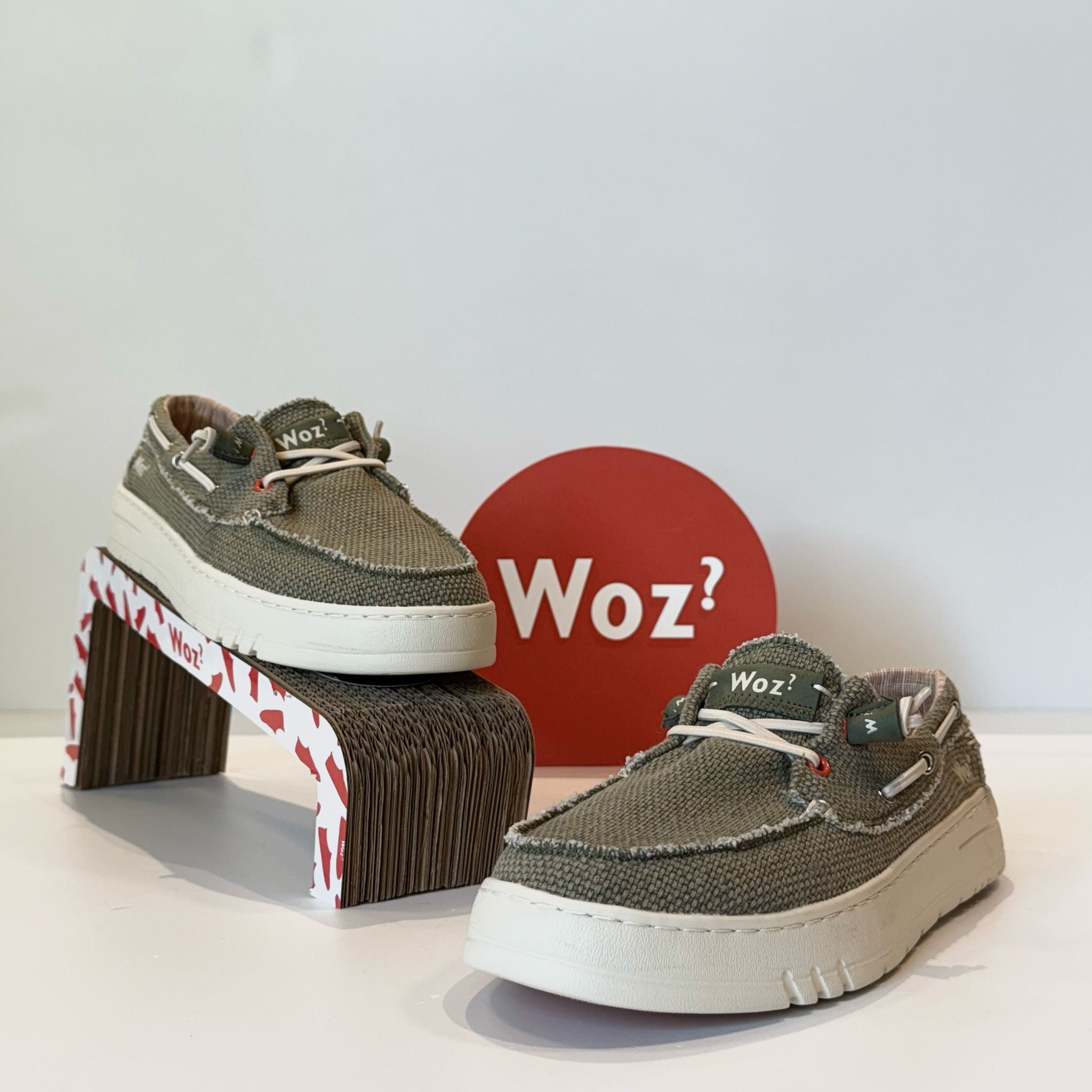 S5-JAMES GRIP Mocassino Canvas Green Man