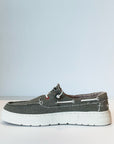 S5-JAMES GRIP Mocassino Canvas Green Man