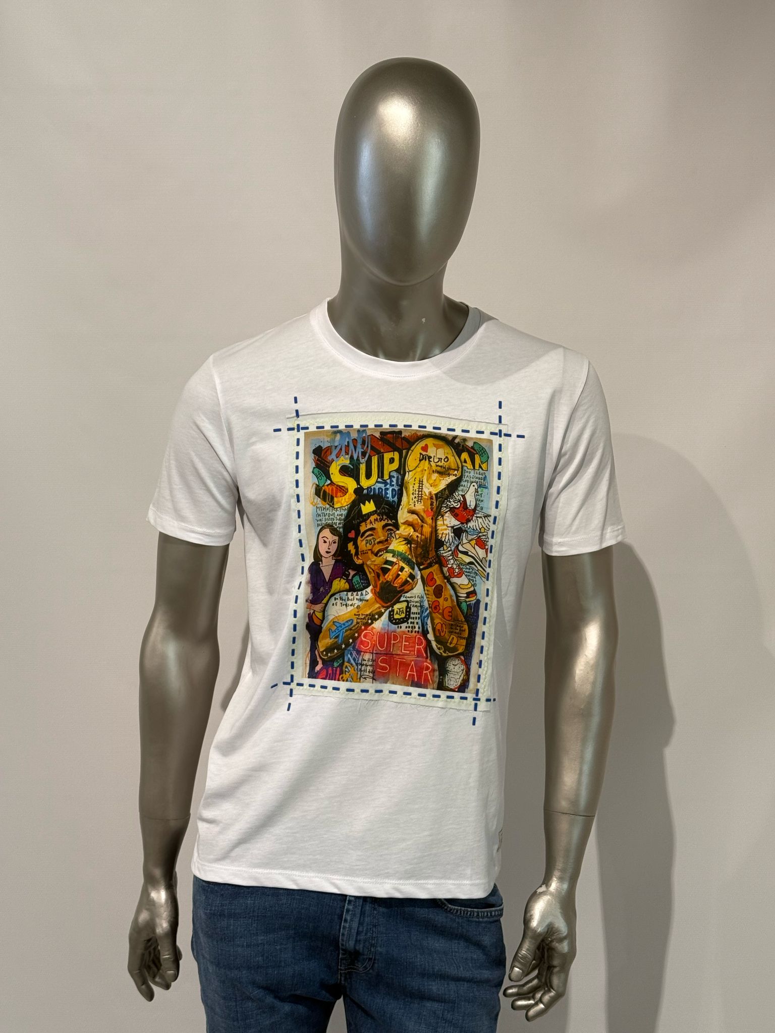 S5-ICON T-Shirt VR0344 Bianco Man