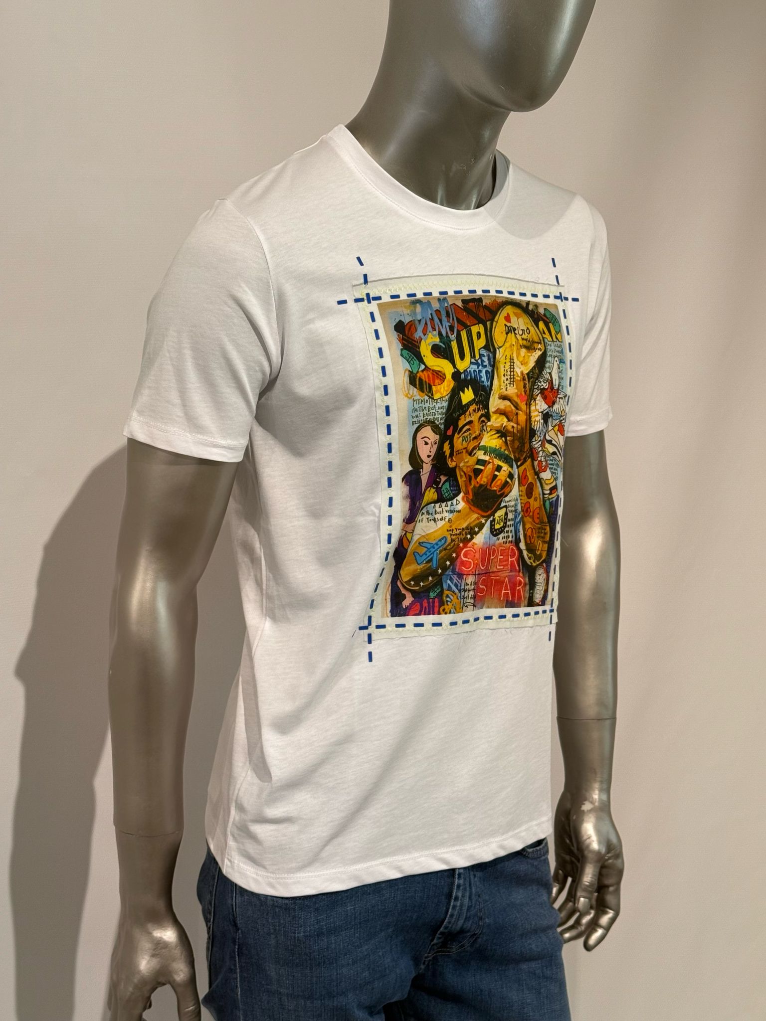 S5-ICON T-Shirt VR0344 Bianco Man