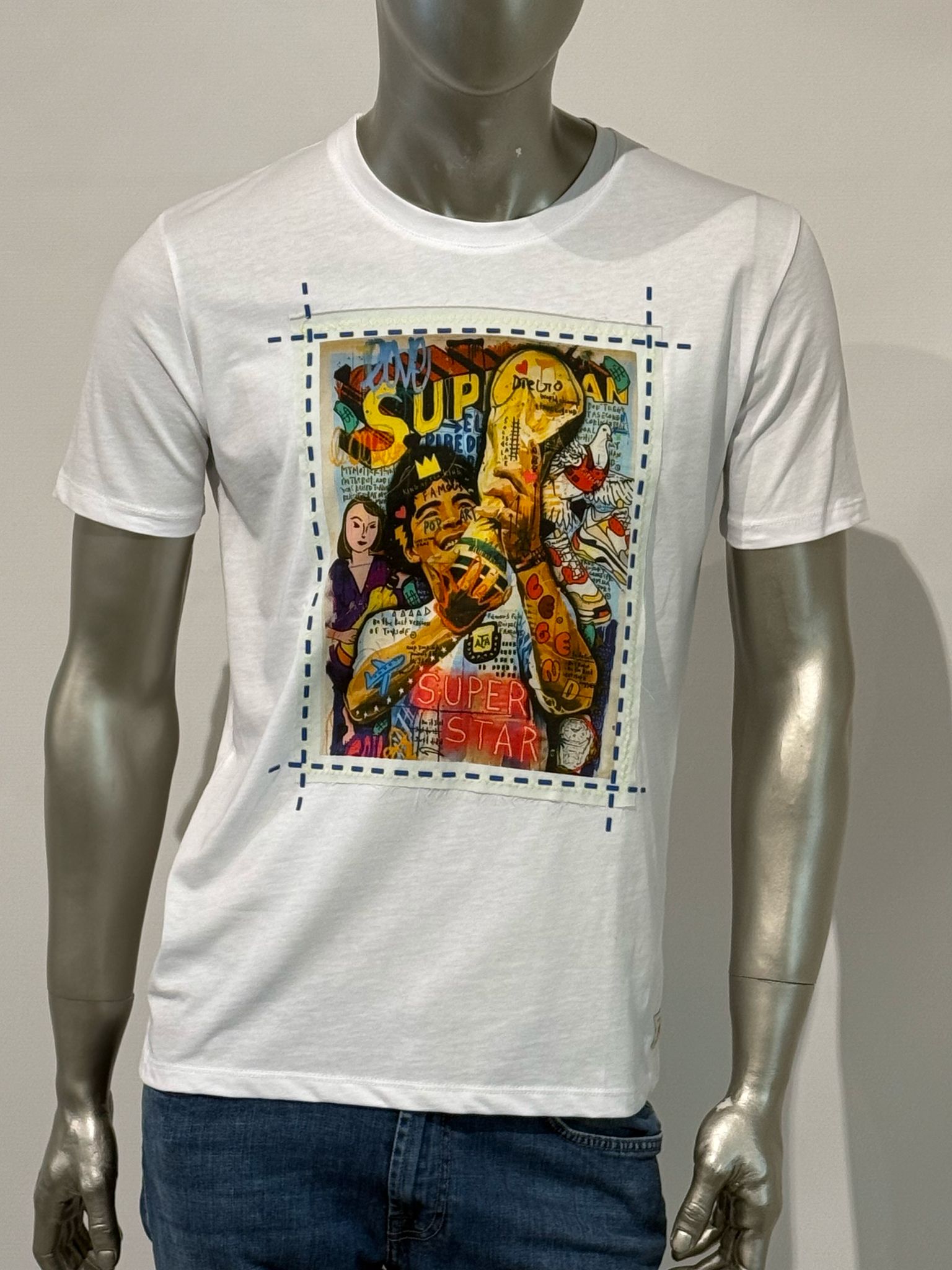 S5-ICON T-Shirt VR0344 Bianco Man