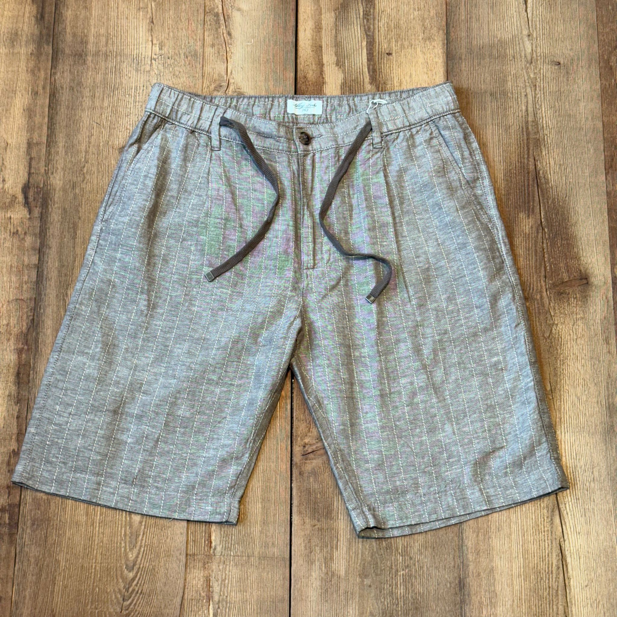 S5-1403 Bermuda Lino E Cotone Brown Man