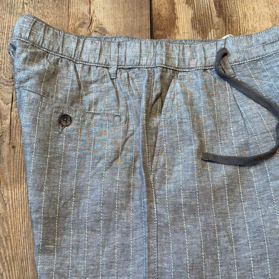 S5-1403 Bermuda Lino E Cotone Brown Man