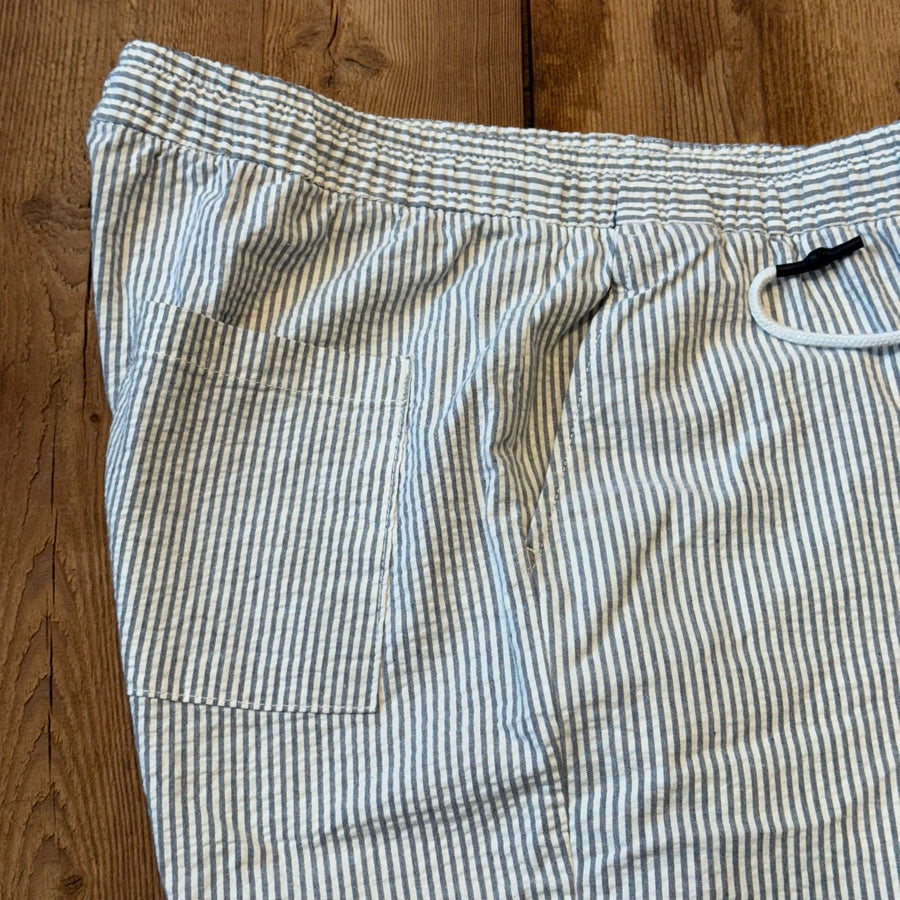 S5-1200 Bermuda Seersucker Righe Navy Blue Man