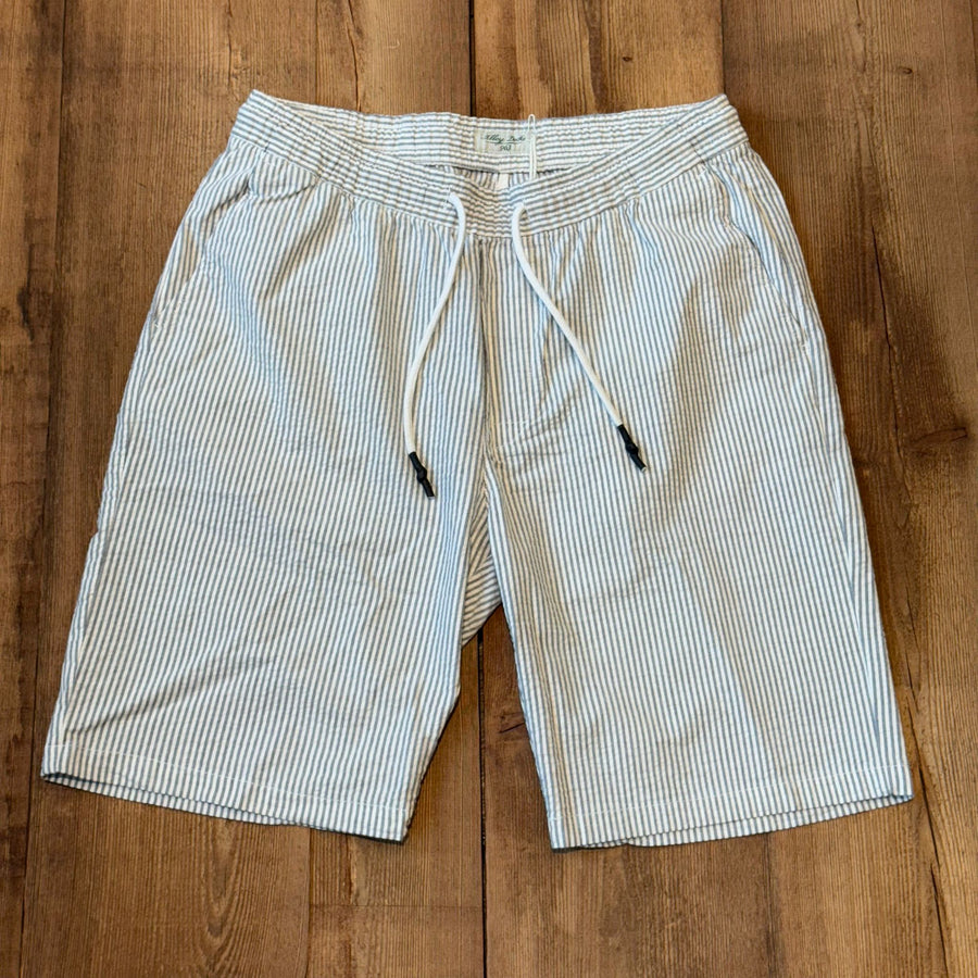 S5-1200 Bermuda Seersucker Righe Navy Blue Man